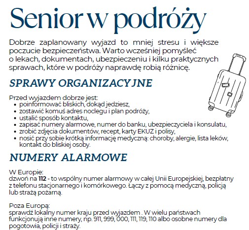 Konferencja "Senior w podróży – jak bezpiecznie podróżować i zadbać o zdrowie podczas wyjazdu?"